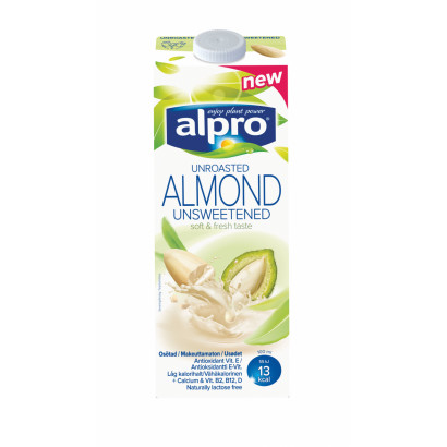 Alpro mandulaital pörköletlen cukormentes 1000 ml - Bio és natúr élelmiszerek