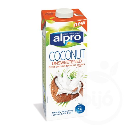 Alpro kókuszital cukormentes 1000 ml - Bio és natúr élelmiszerek