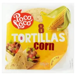 Poco Loco kukoricás lágy tortilla 320 g - Bio és natúr élelmiszerek