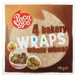 Poco Loco teljes kiőrlésű lágy tortilla 245 g - Bio és natúr élelmiszerek
