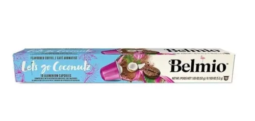 Belmio kávékapszula lets go coconutz nespresso kompatibilis 10 db - Bio és natúr élelmiszerek