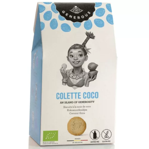 Generous colette coco gluténmentes kókuszos keksz 100 g