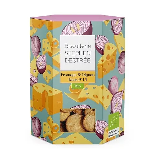 Biscuiterie Destrée hagymás sajtos belga vajas keksz 100 g