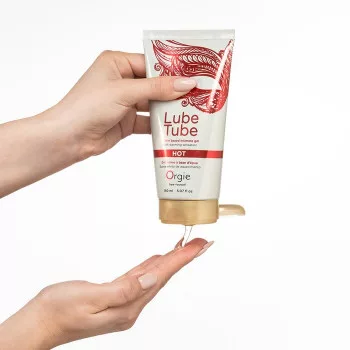 Orgie Lube Tube - melegítő hatású síkosító gél (150ml) - Bio és natúr intim termékek