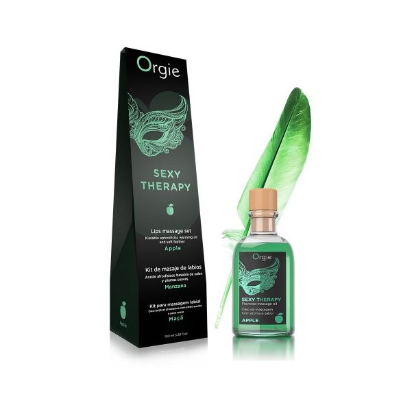 Orgie Sexy Therapy - masszázsolaj szett - alma