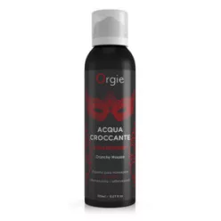 Orgie Acqua Croccante - masszázs hab - eper (150ml) - Bio és natúr intim termékek