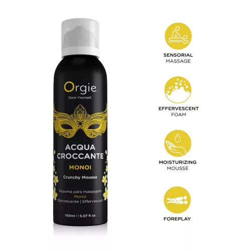 Orgie Acqua Croccante - masszázs hab - trópusi (150ml) - Bio és natúr intim termékek