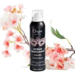 Orgie Acqua Croccante - masszázs hab - cseresznyevirág (150ml) - Bio és natúr intim termékek