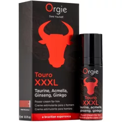 Orgie Touro XXXL - erekció fokozó krém (15ml) - Bio és natúr intim termékek