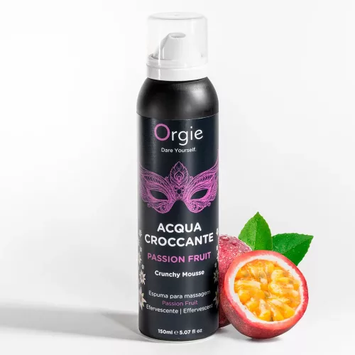 Orgie Acqua Croccante - masszázs hab - passion fruit (150ml) - Bio és natúr intim termékek