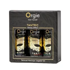 Orgie Tantric - érzéki masszázsolaj szett (3x30ml) - Bio és natúr intim termékek
