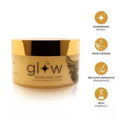 Orgie Glow - csillogó testápoló krém (250ml) - Bio és natúr intim termékek