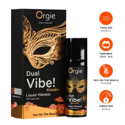 Orgie Dual Vibe - unisex folyékony vibrátor - Sex on the Beach (15ml) - Bio és natúr intim termékek