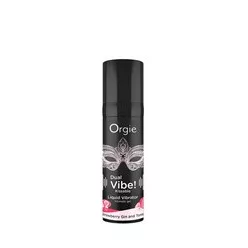 Orgie Dual Vibe - unisex folyékony vibrátor - Eper - Gin Tonic (15ml) - Bio és natúr intim termékek