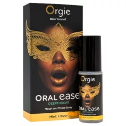 Orgie Oral Ease - orális érzéstelenítő spray - mentol (15ml) - Bio és natúr intim termékek