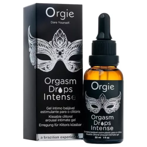 Orgie Orgasm Drops Intense - stimuláló intim gél nőknek (30ml) - Bio és natúr intim termékek