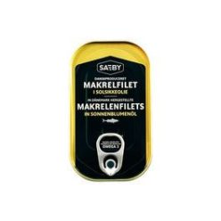 Saeby makrélafilé napraforgó olajban 125 g