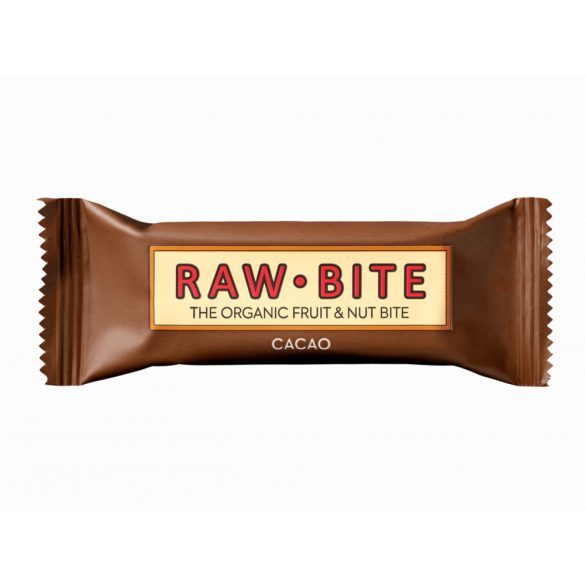 Gluténmentes rawbite organic kakaó bar 50g