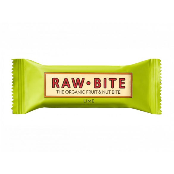 Gluténmentes rawbite organic lime bar 50g