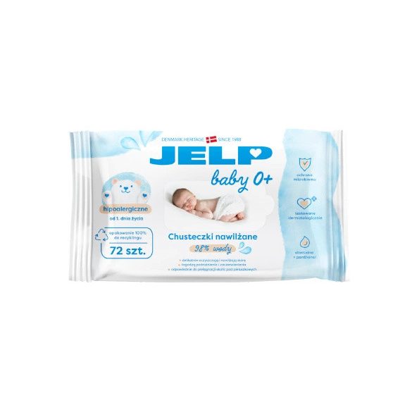 JELP NEDVES TÖRLŐKENDŐ BABY 72DB