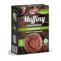 Celiko muffin lisztkeverék étcsokoládé darabokkal és pudinggal 310 g - Bio és natúr élelmiszerek