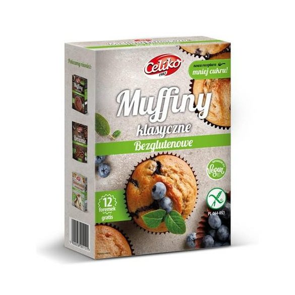 Celiko muffin lisztkeverék klassszikus 280 g