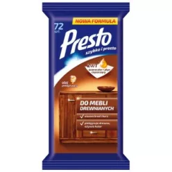 Presto bútorápoló törlőkendő 72 db - Bio és natúr tisztítószerek