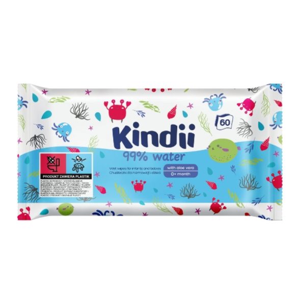 KINDII PURE WATER BABA TÖRLŐKENDŐ 60DB