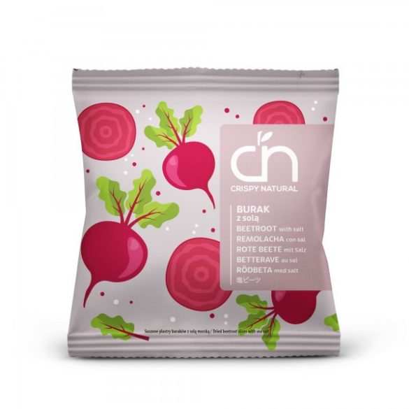 Crispy natural 100% cékla szeletek 18 g
