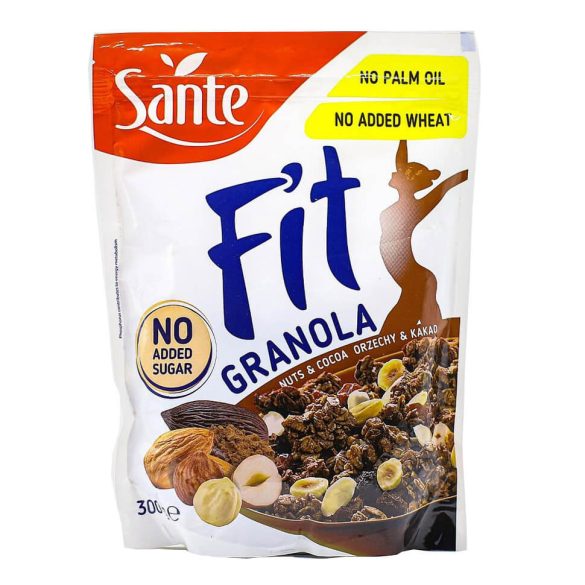 Sante granola fit diófélékkel kakaóval 300 g