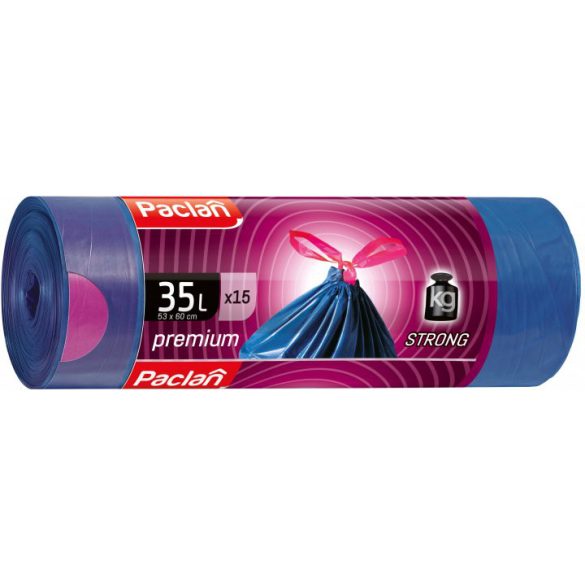PACLAN SZEMETESZSÁK PRÉMIUM 35L-ES 15DB