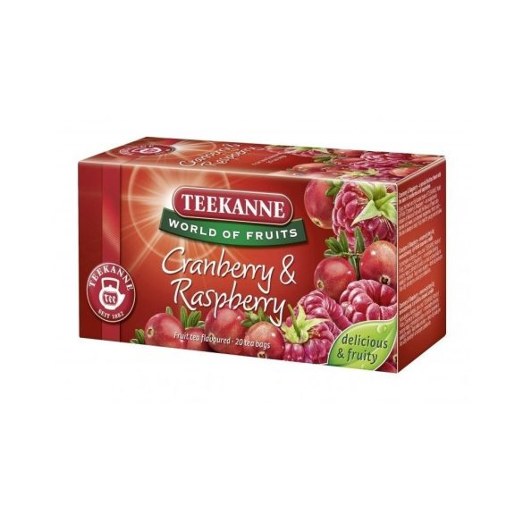 Teekanne red berries vörösáfonya-málna tea 20x2,25 g 45 g