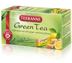 Teekanne zöld tea gyömbér-citrom 20x1,75 g 35 g - Bio és natúr élelmiszerek