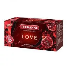 Teekanne world of fruit love gránátalma és őszibarack tea 50 g - Bio és natúr élelmiszerek