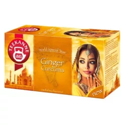 Teekanne ginger curcuma gyömbéres-kurkumás tea 35 g - Bio és natúr élelmiszerek