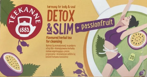 Teekanne detox slim passionfruit tisztító tea 32 g - Bio és natúr élelmiszerek