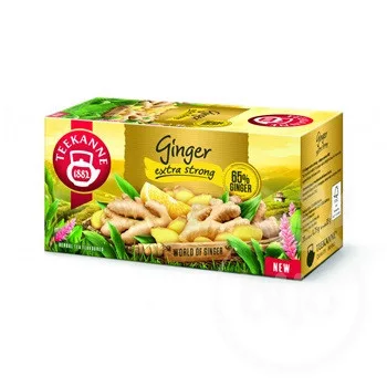 Teekanne ginger extra strong citrom ízű gyömbér tea 35 g - Bio és natúr élelmiszerek