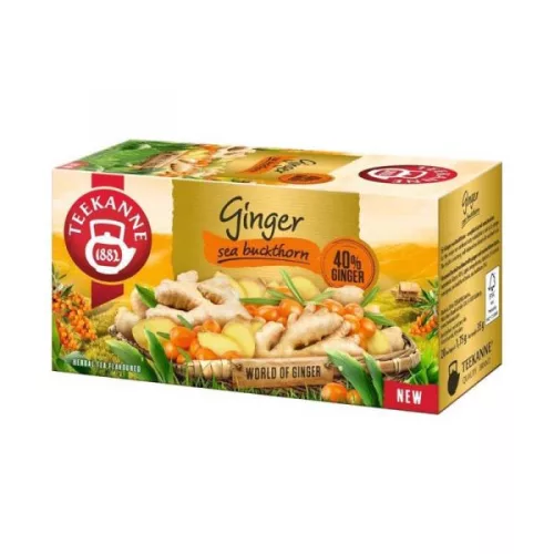 Teekanne ginger homoktövis ízű gyömbér tea 35 g - Bio és natúr élelmiszerek