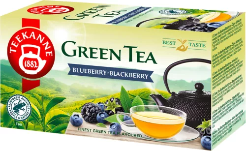 Teekanne áfonya-szeder ízesítésű zöld tea 35 g