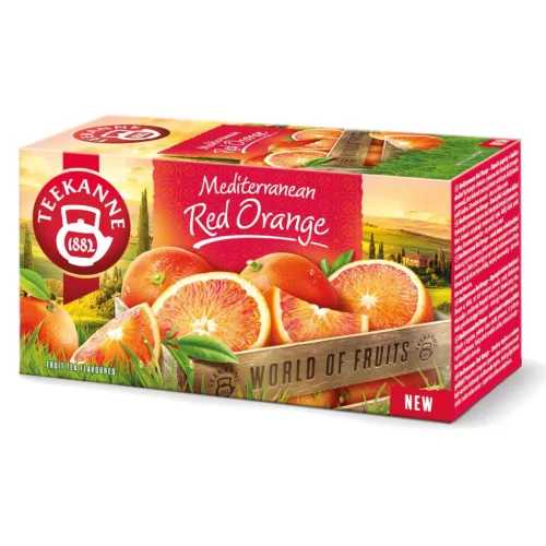 Teekanne mediterranean red orange vérnarancs gyümölcstea 40 g