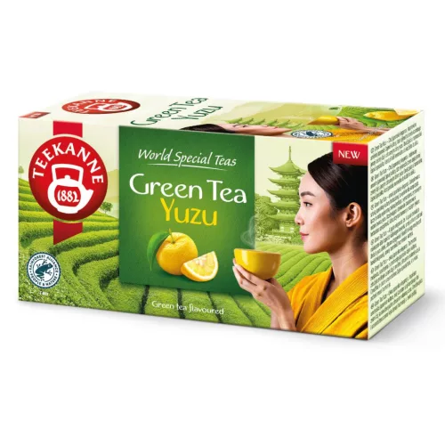 Teekanne yuzu ízesítésű zöld tea 35 g – Gyümölcstea