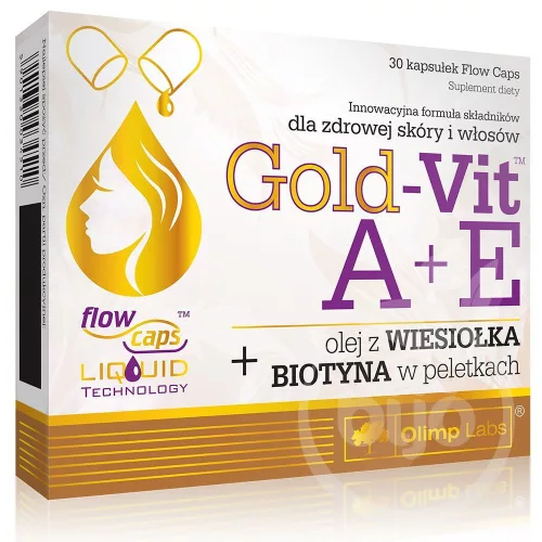 Olimp Labs gold-vit a+e ligetszépe olajjal és biotinnal kapszula 30 db - Bio és natúr étrendkiegészítők
