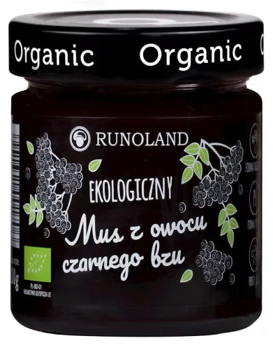 RUNOLAND BIO BODZA LEKVÁR 200 g - Bio és natúr élelmiszerek