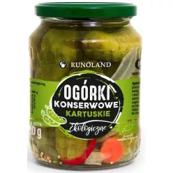 Runoland bio csemege uborka 670 g - 