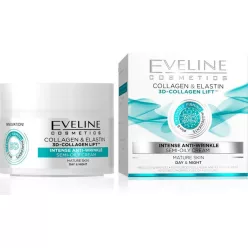 Eveline 3d collagen intenzív ránctalanító arckrém 50 ml - Bio és natúr kozmetikumok