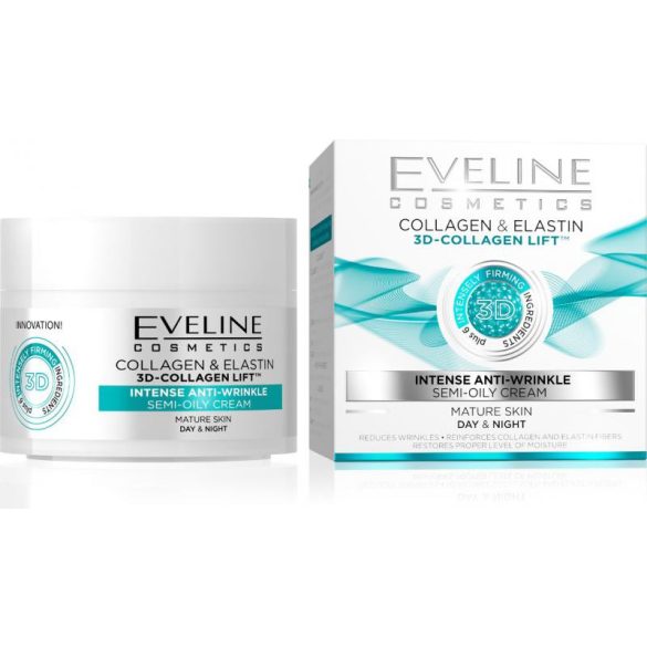 Eveline 3d collagen intenzív ránctalanító arckrém 50 ml