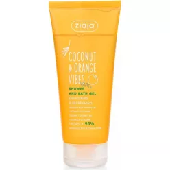 Ziaja coconut and orange vibes tusfürdő gél 200 ml - 
