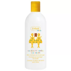 Ziaja gyerek sampon tusfürdő süti vaníliafagyi illat 400 ml - Bio és natúr kozmetikumok