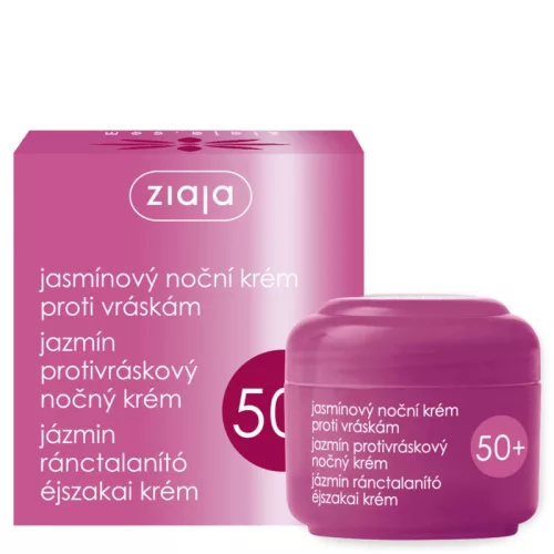 Ziaja jázmin éjszakai arckrém 50 év felett 50 ml - Bio és natúr kozmetikumok