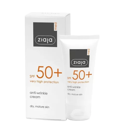Ziaja Med napvédő ránctalanító krém, száraz érett bőrre ff50+ 50 ml - 